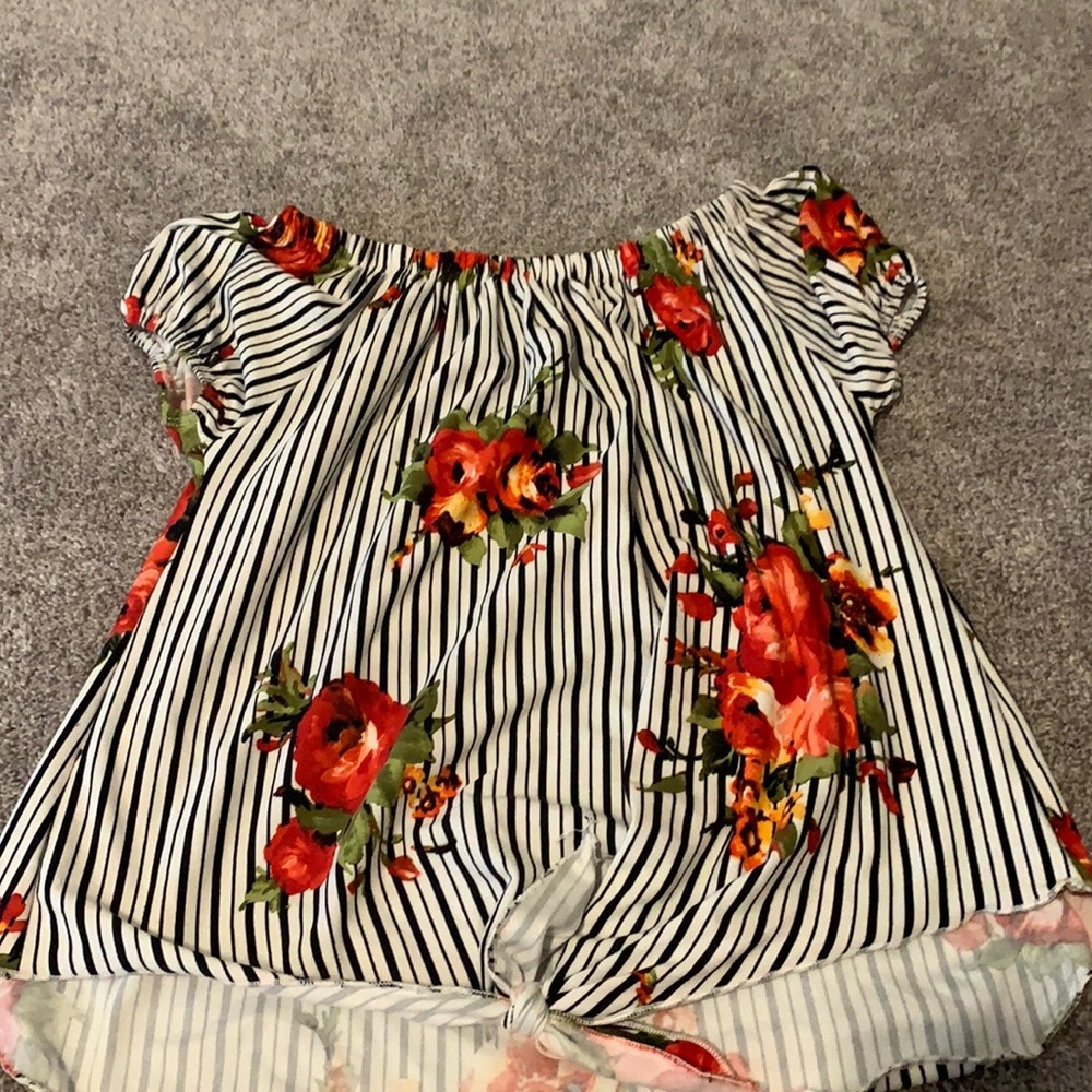 Dillards off the shoulder top